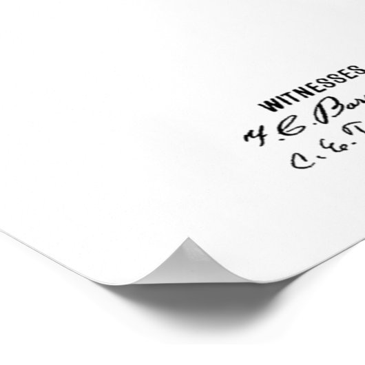 Impression d'un dessin d'avion Biplane de 1916 (Coin)