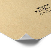 Impression d'un dessin d'avion Biplane de 1916 (Coin)