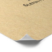 Impression d'un dessin d'avion Biplane de 1919 (Coin)