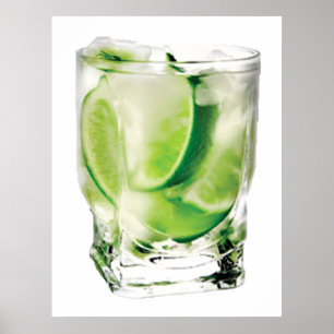 Impression d'un POSTER à la chaux Vodka