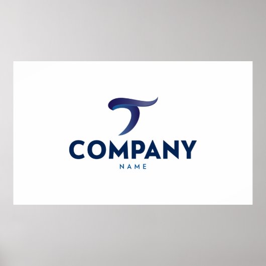 Impression d'une affiche de logo personnalisée (Devant)