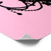 Impression d'une affiche murale en silhouette de l (Coin)