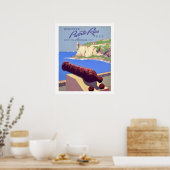 Impression d'une ancienne affiche de voyage pour P (Cuisine)