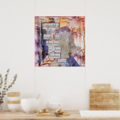 Impression d'une oeuvre d'amitié multimédias (Cuisine)