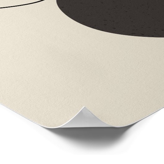 Impression d'une seule ligne de feuille Monstera A (Coin)