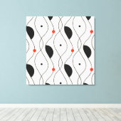 Impression d'une toile d'art Abstraite (Insitu (Plancher de Bois))