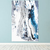 Impression d'une toile d'art Abstraite (Insitu (Plancher de Bois))