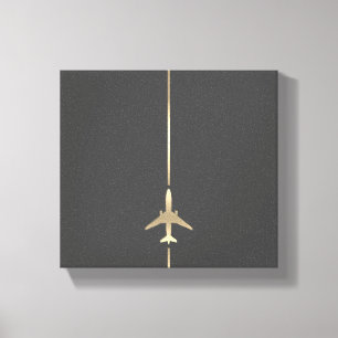 Impression d'une toile d'aviation minimaliste