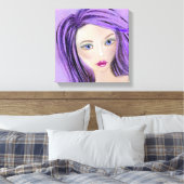 Impression d'une toile de fille Abstraite (Insitu(Chambre))