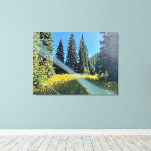 Impression d'une toile de forêt magique (Insitu (Plancher de Bois))