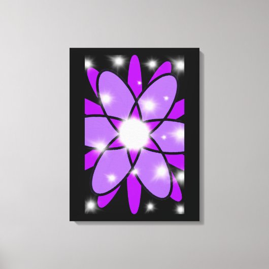 Impression d'une toile d'expérience florale (Recto)