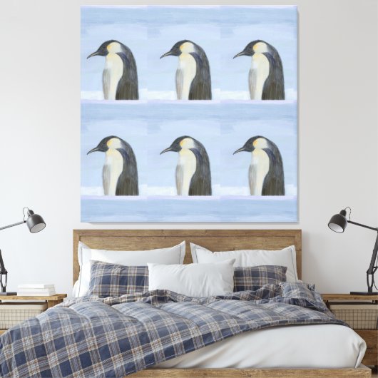 Impression Empereur en toile de pingouin (Insitu(Chambre))