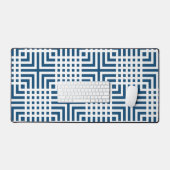 Impression en bleu profond et en blanc (Clavier et souris)
