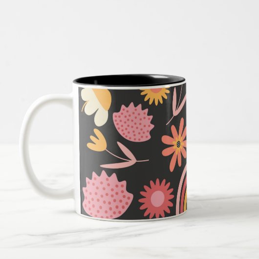 Impression en couleur textuelle Café cadeau Mug (Gauche)