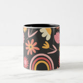 Impression en couleur textuelle Café cadeau Mug (Centre)