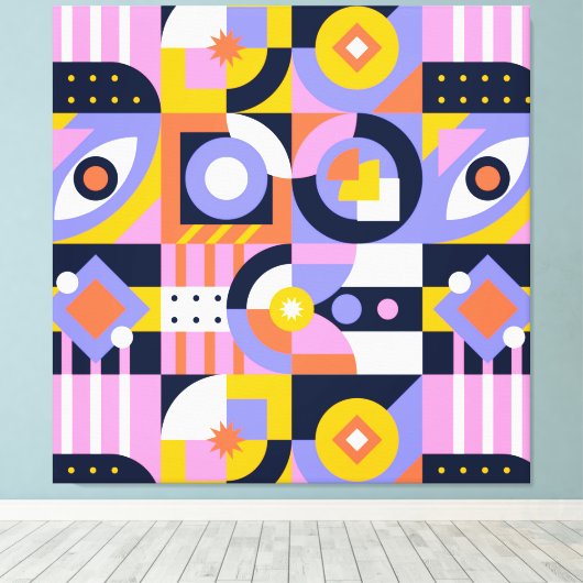 Impression en mosaïque Abstraite (Insitu (Plancher de Bois))