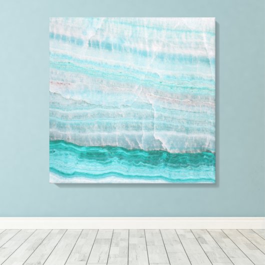 Impression en pierre de granit turquoise (Insitu (Plancher de Bois))