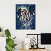 Impression en toile Angel Blessé (Bureau à domicile)