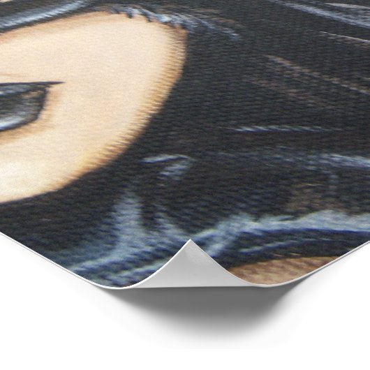 Impression en toile Angel foncé (Coin)