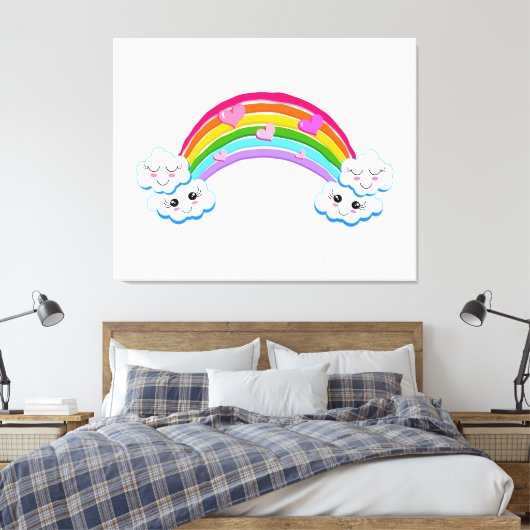 Impression en toile Arc-en-ciel (Insitu(Chambre))