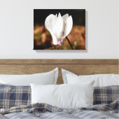 Impression en toile blanche Cyclamen (Insitu(Chambre))