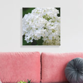 Impression en toile blanche Hydrangea (Insitu(Salon))