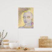 Impression en toile "bleue" (Cuisine)