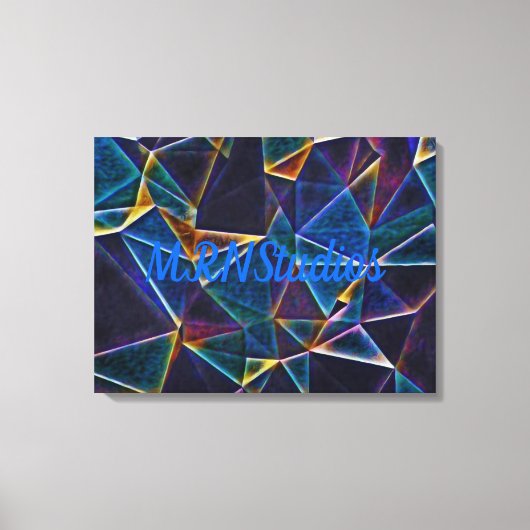 Impression en toile bulles cassées (Recto)