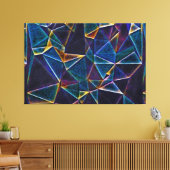 Impression en toile bulles cassées (Insitu(Salon))