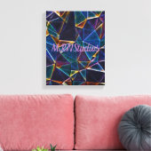Impression en toile bulles cassées (Insitu(Salon))