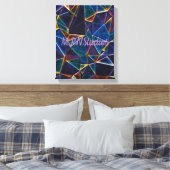 Impression en toile bulles cassées (Insitu(Chambre))