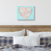 Impression en toile coeur (Insitu(Chambre))