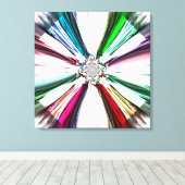 Impression en toile couleur diamant (Insitu (Plancher de Bois))