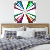 Impression en toile couleur diamant (Insitu(Chambre))