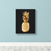 Impression en toile d'ananas or (Insitu (Plancher de Bois))