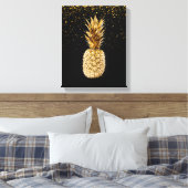 Impression en toile d'ananas or (Insitu(Chambre))