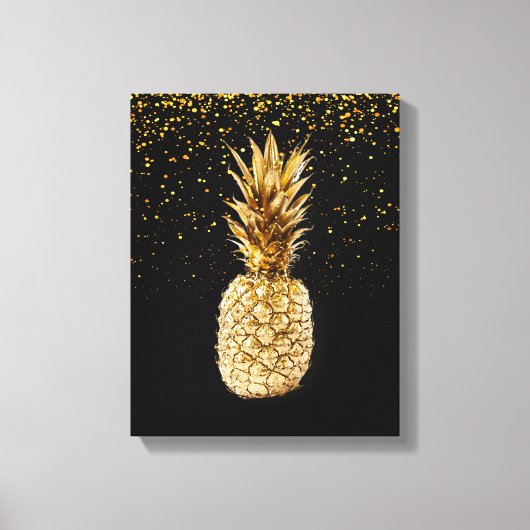 Impression en toile d'ananas or (Recto)