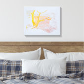 Impression en toile d'argent de cascade (Insitu(Chambre))