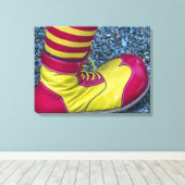 Impression en toile de chaussures clown (Insitu (Plancher de Bois))
