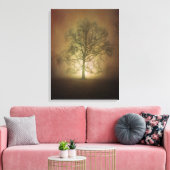 Impression en toile de chêne brillant (Insitu(Salon))