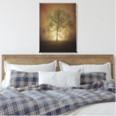 Impression en toile de chêne brillant (Insitu(Chambre))