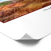 Impression en toile de désert peinte (Coin)