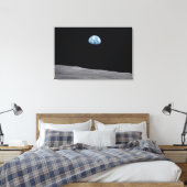 Impression en toile de la Terre vue de la lune (Insitu(Chambre))