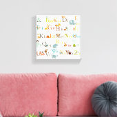 Impression en toile étirée - Alphabet coloré (Insitu(Salon))