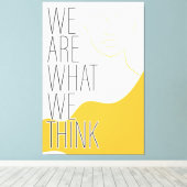 Impression en toile étirée avec message inspirant (Insitu (Plancher de Bois))