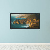 Impression en toile étirée - Big Sur (Insitu (Plancher de Bois))