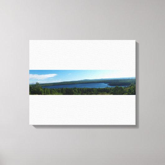 Impression en toile étirée de la vue en millions d (Recto)