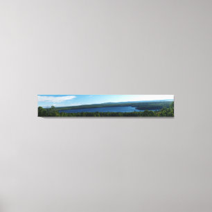 Impression en toile étirée de la vue en millions d