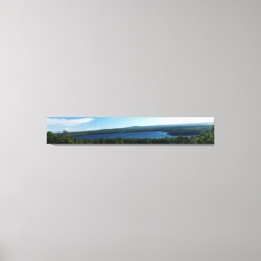 Impression en toile étirée de la vue en millions d (Recto)