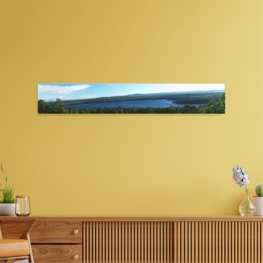 Impression en toile étirée de la vue en millions d (Insitu(Salon))